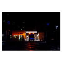 Umělecká fotografie Ambulance on emergency mission at hospital,, Westend61, (40 x 26.7 cm)