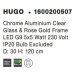 NOVA LUCE závěsné svítidlo HUGO chromovaný hliník čiré sklo a růžový zlatý rám G9 5x5W IP20 bez 