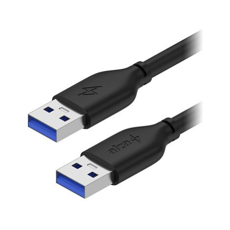 AlzaPower Core USB-A to USB-A 3.2 Gen 1 0.5m černý