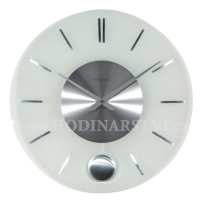 Designové nástěnné hodiny 3145 Nextime Stripe Pendulum 40cm