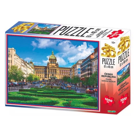 Puzzle 3D Praha Národní muzeum 1000 dílků PRIME 3D