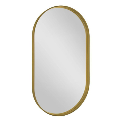 SAPHO AVONA oválné zrcadlo v rámu 40x70cm, zlato mat AV400G