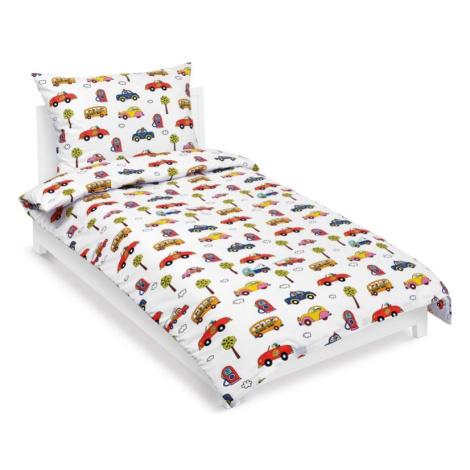 Bellatex Povlečení Junior 90/092 auta 140 × 200 cm, 70 × 90 cm