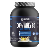 MAXXWIN 100 % Whey protein 80 banán 2200 g