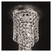 Novaresi Spirálové křišťálové stropní světlo Shine, 30 cm