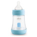 Chicco láhev kojenecká Perfect 5 silikon modrá 150 ml