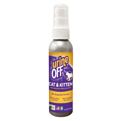 Urine Off odstraňovač zápachu a skvrn pro kočky - 118 ml