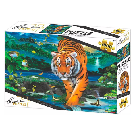 Puzzle 2D Tygr 1000 dílků PRIME 3D
