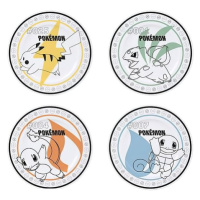 Sada talířů Pokémon - Pikachu & Starters, 4 ks