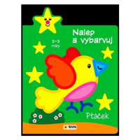 Nalep a vybarvuj - Ptáček - 2-3 roky