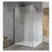 Gelco VARIO BLACK jednodílná sprchová zástěna k instalaci ke stěně, matné sklo, 800 mm