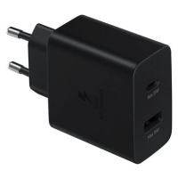 Samsung cestovní nabíječka Dual (USB-C,USB-A) 35W Black (Bulk)