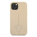 Guess GUHCP14MPSATLE hard silikonové pouzdro iPhone 14 PLUS 6.7" beige Saffiano Triangle Logo