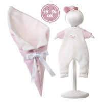 LLORENS - M636-32 obleček pro panenku miminko NEW BORN velikosti 35-36 cm