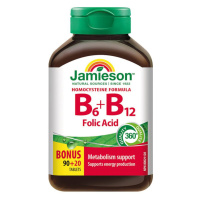 Jamieson Vitamíny B6, B12 a kyselina listová 110 tablet