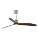 FARO 33398 JUST FAN M, starozlatá/dřevo, stropní ventilátor s DC motorem - FARO