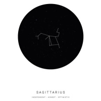 Ilustrace horoscopesagittarius, Finlay & Noa, 30 × 40 cm