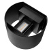 Nordlux Venkovní nástěnné svítidlo LED Milda, černé, nahoru/dolů, hliník