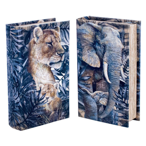 Signes Grimalt Kniha Kniha Tiger A Elephant 2 Jednotky Modrá