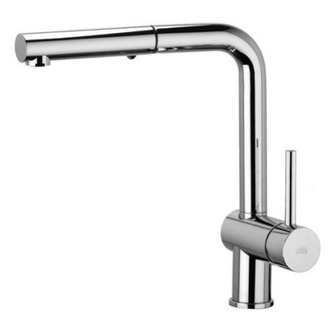 Paffoni - Dřezová baterie s vytahovací sprškou LIGHT 29,2 cm lesklý chrom LIG285CR-MET