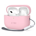 Pouzdro TECH-PROTECT SILICONE APPLE AIRPODS PRO 1 / 2 DUSTY PINK (5906302313709)