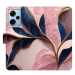 iSaprio flip pouzdro Pink Leaves pro Xiaomi Redmi Note 12 Pro+ 5G