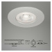 BRILONER LED vestavné svítidlo, pr. 9 cm, 4,9 W, matný chrom IP44 BRI 7047-014