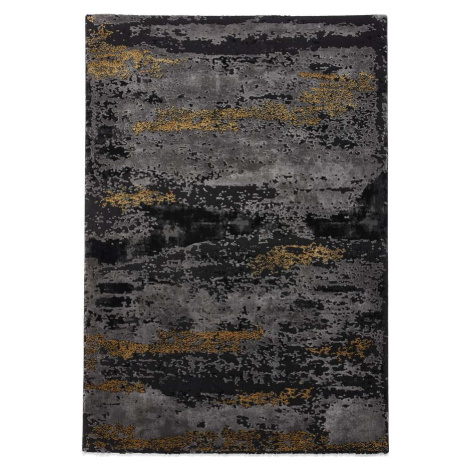 Černo-zlatý koberec 170x120 cm Craft - Think Rugs