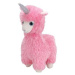 TY BEANIE BOOS LANA plyšová hračka - růžová lama jednorožec 15cm