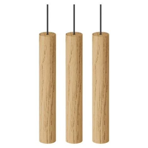 LED závěsné svítidlo s dřevěným stínidlem ø 3 cm Chimes – UMAGE