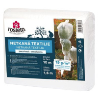 ROSTETO Textilie netkaná, 1.6 x 10m, 19g/m2, bílá