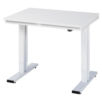 RAU Psací stůl s elektrickým přestavováním výšky, výška 720 - 1120 mm, ESD melaminová deska, š x