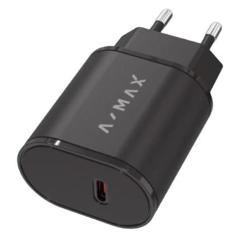 Aligator AX0002V - Rychlonabíjecí adaptér A-MAX Power Delivery 20W USB-C černá AX0002V