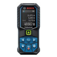 Laserový dálkoměr Bosch Professional GLM 50-25 G / 0,05 - 50 m / ±1,5 mm / černá/modrá Varianta: