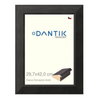 DANTIK rámeček 29,7 × 42, Caa Decapato černý plexi čiré