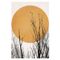 Ilustrace Sunset Dreams YELLOW, Kubistika, 26.7x40 cm
