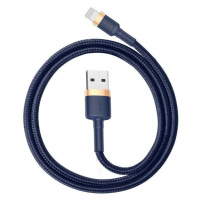 Kabel USB Lightning Baseus Cafule 2,4A 1m (zlatý a tmavě modrý)