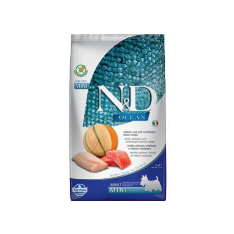 N&D OCEAN DOG Adult Mini Salmon & Cod & Melon 2,5kg