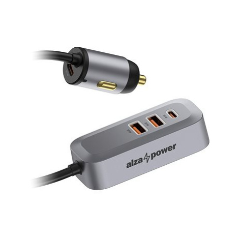 AlzaPower Car Charger X560 Multi Charge 20W šedá