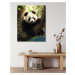 Obrazy na stěnu - Panda na stromě Rozměr: 80x100 cm, Rámování: bez rámu a bez vypnutí plátna