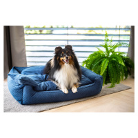 Vsepropejska Snug elegantní pelech pro psa Barva: Modrá, Rozměr (cm): 110 x 90