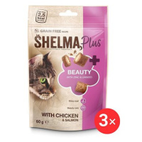 Shelma Beauty bezobilné polštářky, kuře, losos 3 × 60 g