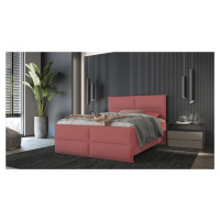 SFAB Kontinentální čalouněná postel PIZA (140x200 cm) Barva látky: Růžová (Element 10)
