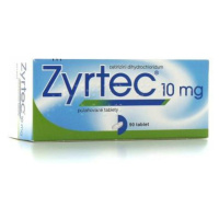 ZYRTEC 10 mg 20 potahovaných tablet