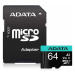 ADATA MicroSDXC karta 64GB XPG UHS-I U3 (R:95/W:90 MB/s) + SD adaptér