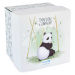 Plyšová panda se šňůrkou na dudlík Panda Dummy Holder Unicef ​​Collection Doudou et Compagnie v 