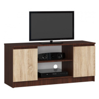 Stolek pod TV RTV 120 2D 1P wenge / sonoma