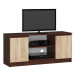 Stolek pod TV RTV 120 2D 1P wenge / sonoma