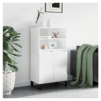 vidaXL Skříň highboard bílá s vysokým leskem 60 x 36 x 110 cm kompozit