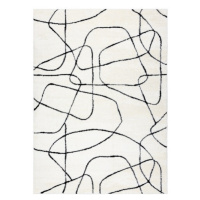 Kusový koberec Mode 8522 abstract cream/black 140x190 cm